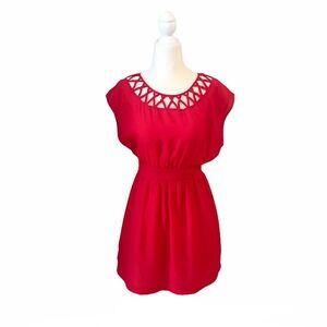 ❤️ Forever 21 Red Cage Dress ❤️